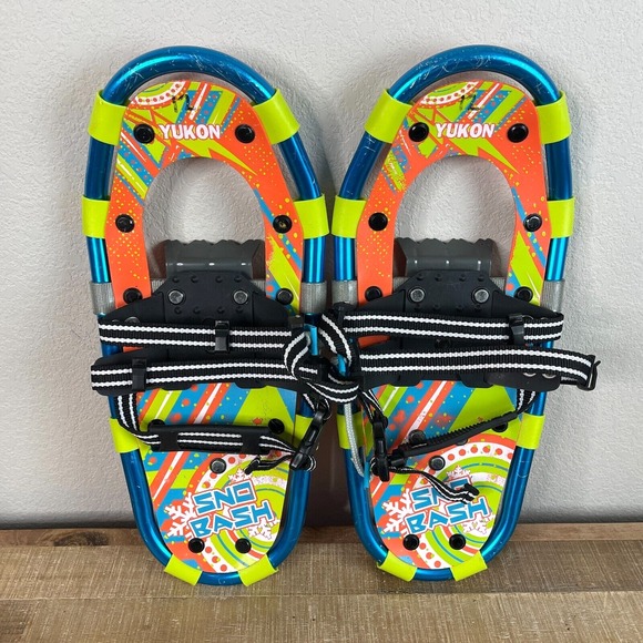 Yukon Charlies Sno-Bash Aluminum‎ Snowshoes Unisex Kids 7x16" Up to 100lbs *read - Picture 1 of 4